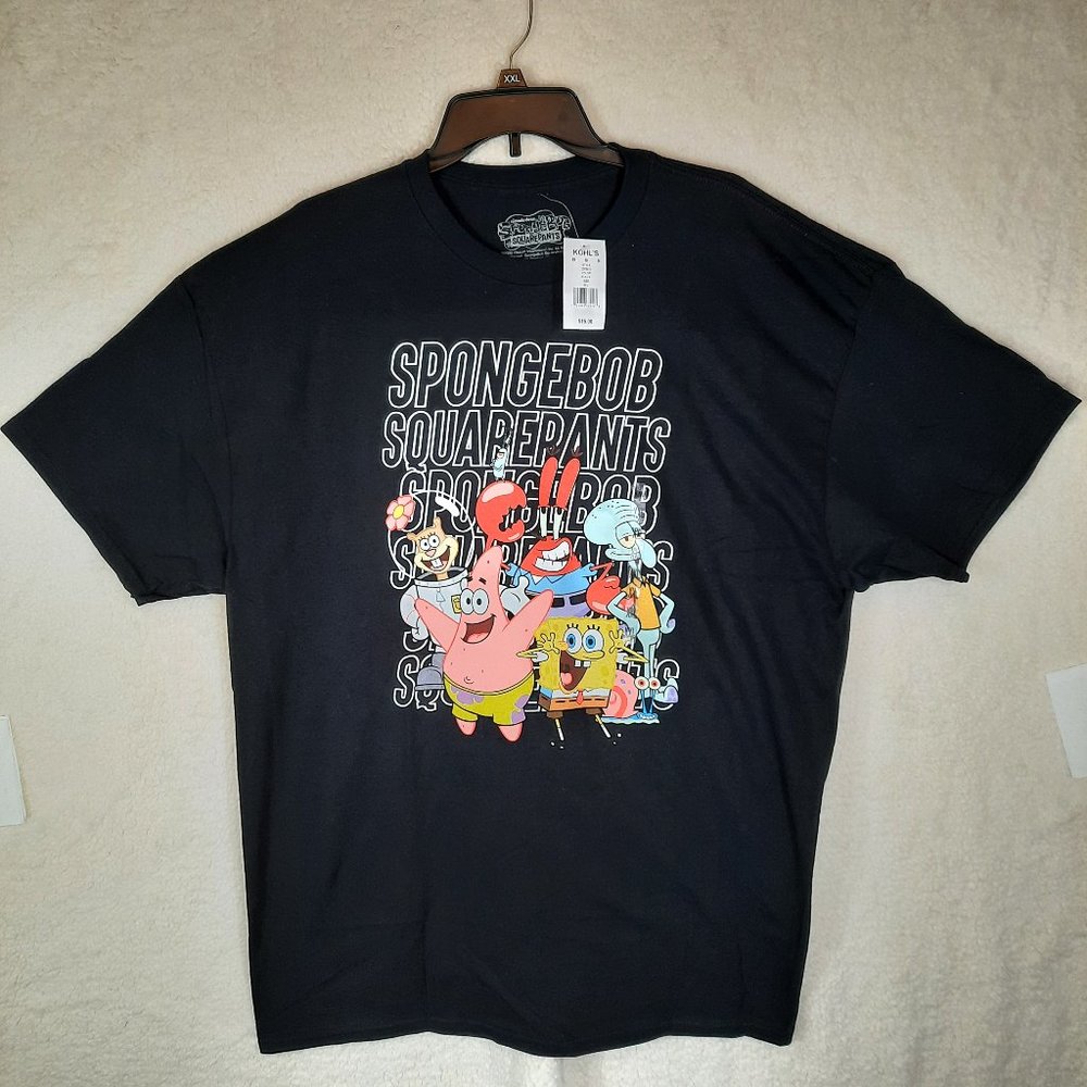 SpongeBob SquarePants Mens Officially Licensed Nickelodeon Characters Tee Shirt